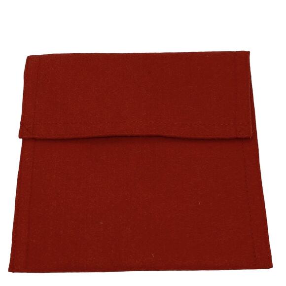 New Red Velvet Snap Button Gift Bag Jewelry Bag Packaging Bag Storage Pouch - Picture 3 of 11